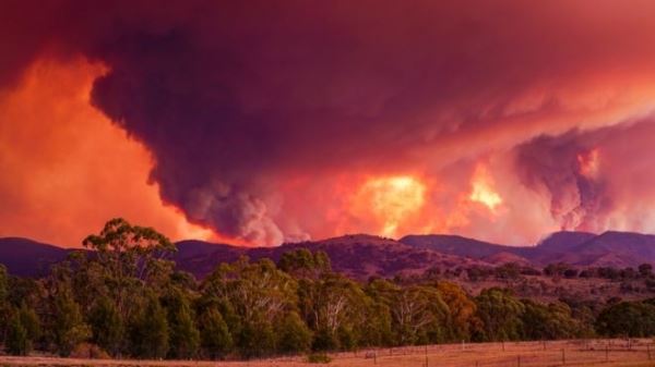 Пожар охватил 55 тыс. га Австралийской Столичной Территории 